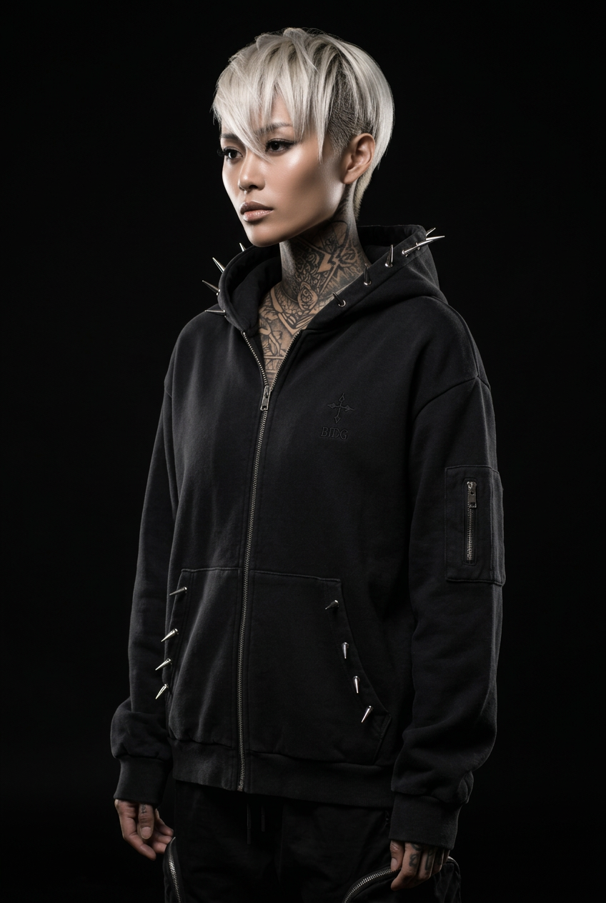Futuristic hoodie