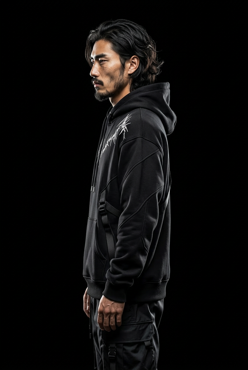 Japanese streetwear hoodie