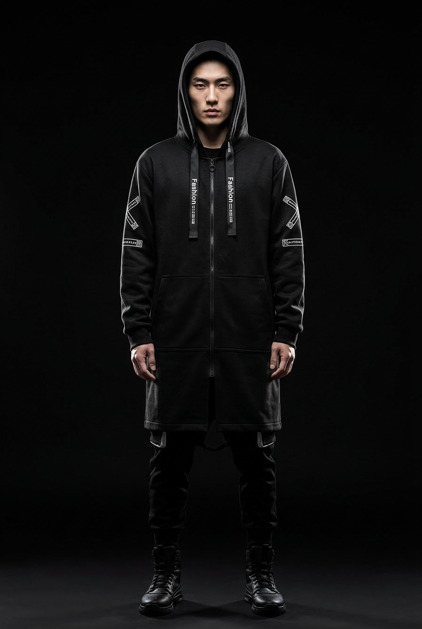 Long streetwear jacket