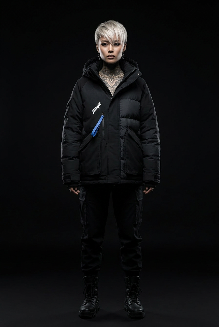 Oversized streetwear jacket