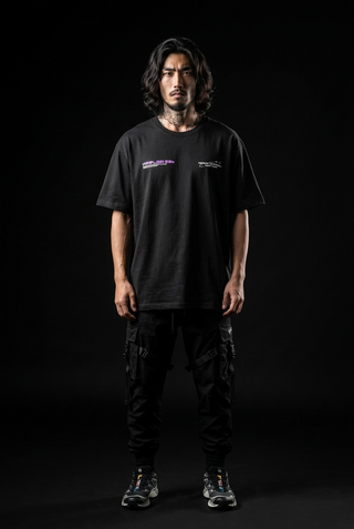 Black techwear T-shirt