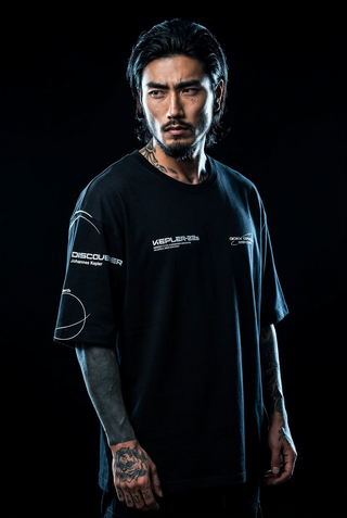 Black techwear T-shirt