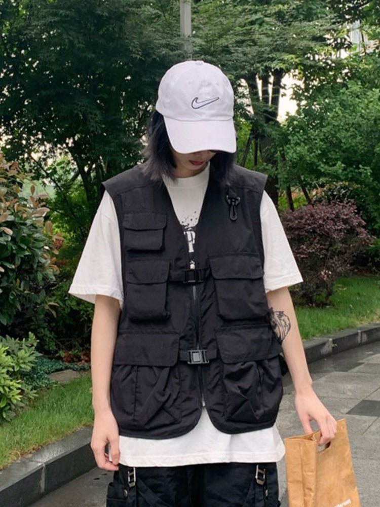 Black tactical vest