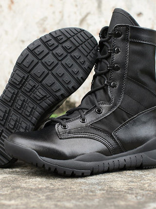 Black tactical shoes