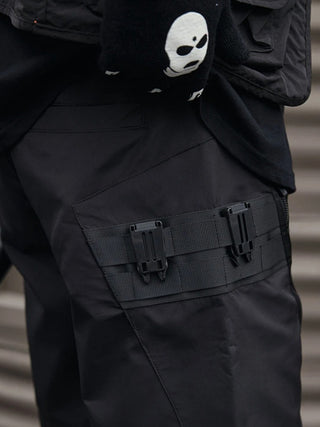 Techwear cargo shorts