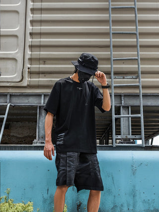 Black techwear T-shirt